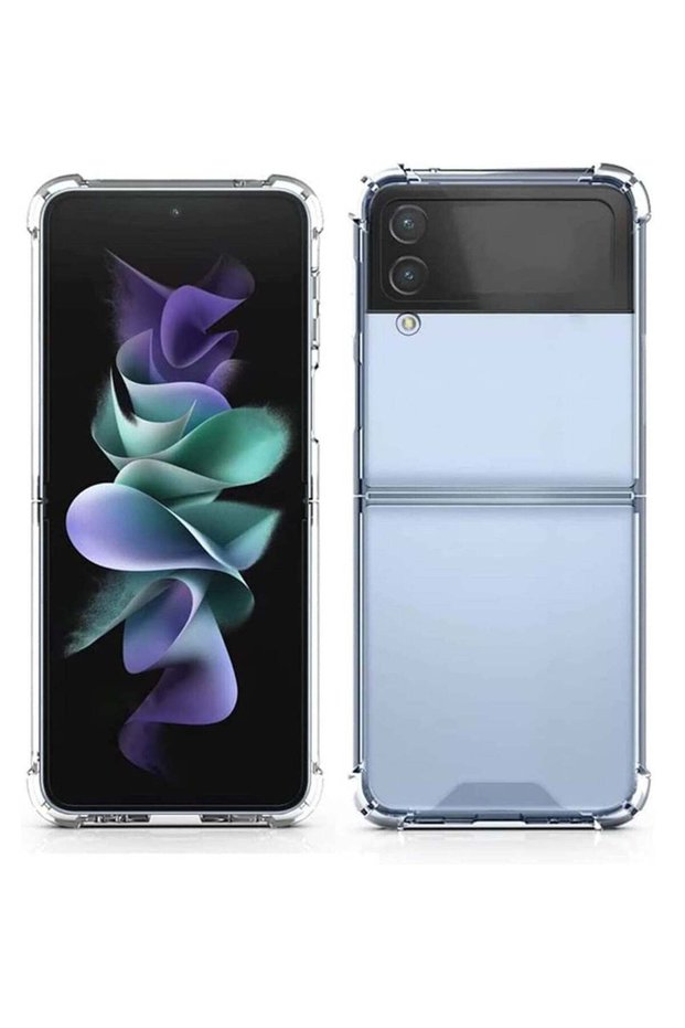 Samsung Galaxy Z Flip 4 Clear Case, Z Flip 4 Crystal Clear Slim Fit Phone Cover Soft