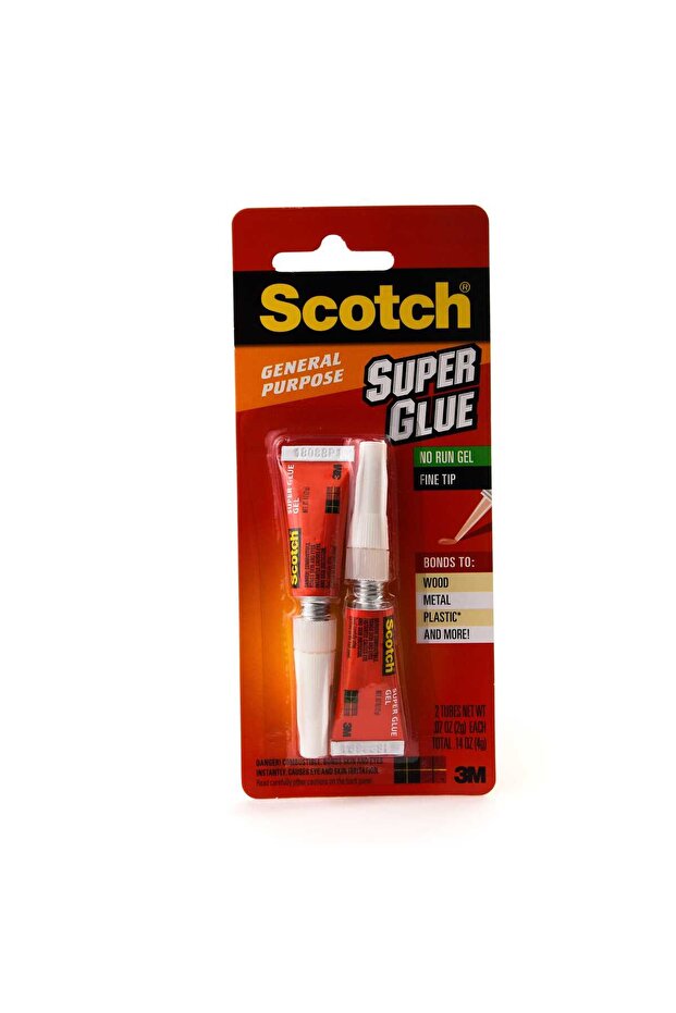 Scotch Super Glue Gel 2 x 2g