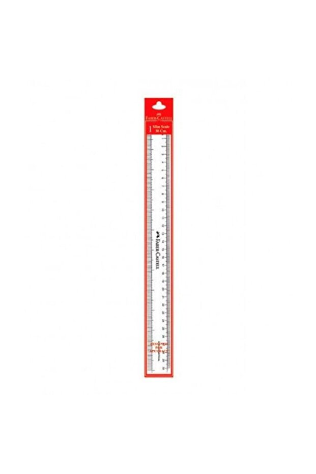 Faber-Castell 30 cm Transparent Plastic Ruler