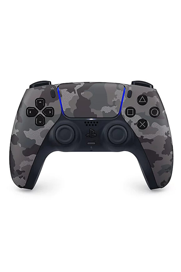 PS5 DualSense Wireless Controller, Gray Camouflage