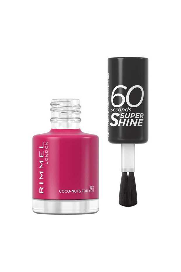 60 Sec Nail Polish Lacquer, 152 Coco-Nuts For You, 8 ml