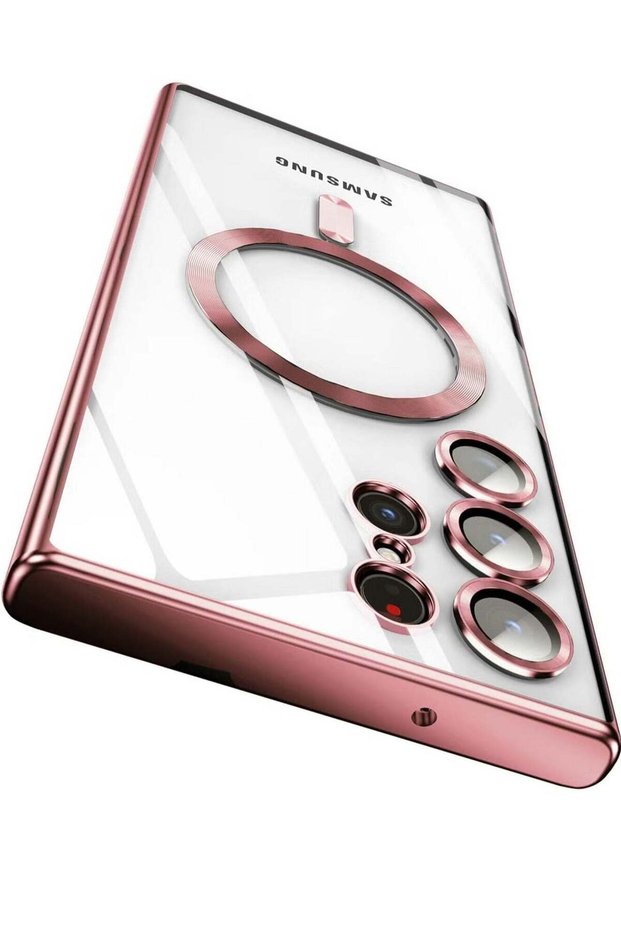 Samsung Galaxy S24 Ultra MagSafe Case – Clear Magnetic Case with Wireless Charging Support, Camera L