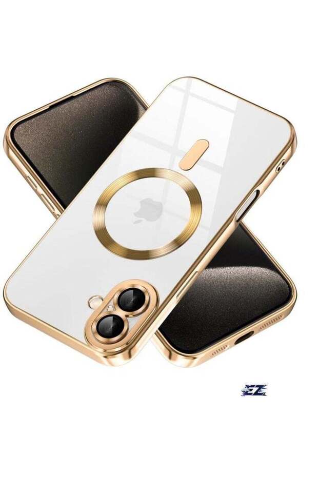 iPhone 16 Magnetic Case Compatible with Mag-Safe – Built-in Camera Protector, Soft TPU Anti-Scratch