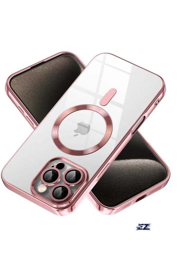 iPhone 16 Pro Max Magnetic Case Compatible with Mag-Safe – Built-in Camera Protector, Soft TPU Anti-
