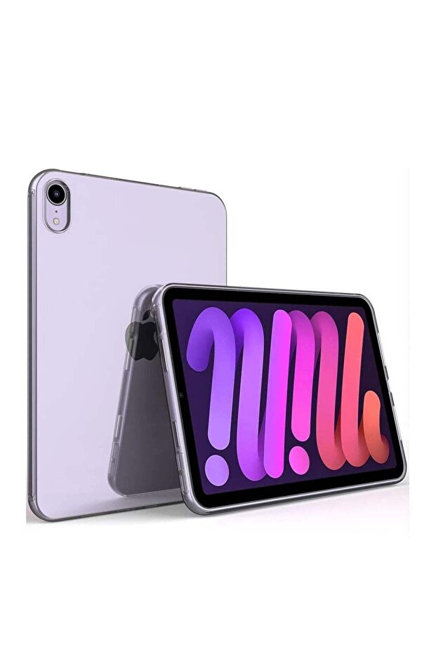 iPad Mini 6 Clear Case, Slim Design Flexible Soft TPU Protective Cover for iPad Mini 6th Generation