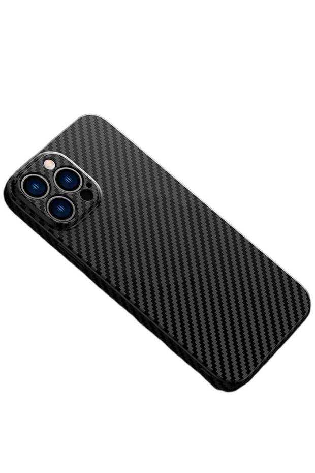 Personality Handsome Light Thin Carbon Fiber Pattern PC Phone case Compatible with iPhone 15 Pro Uni