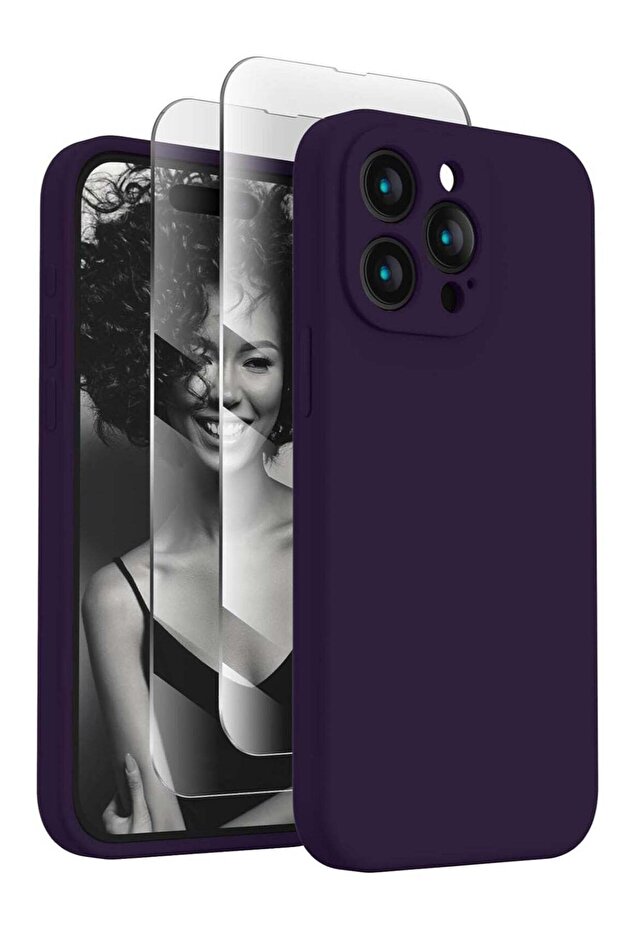 Designed for iPhone 15 Pro Max Case, Silicone Upgraded [Camera Protection] for iPhone 15 ProMax Case