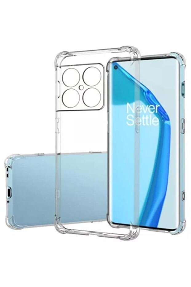 Oneplus 10 Pro Clear Transparent Case Soft Flexible Silicone Back Cover Shockproof Case with Reinfor
