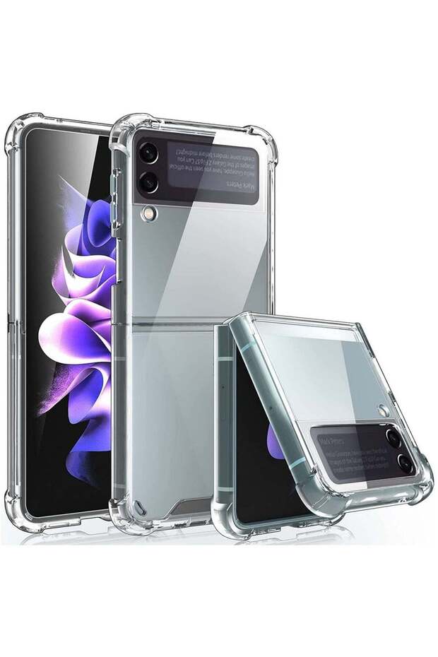 Clear Case for Galaxy Z Flip 4, Samsung Z Flip 4 Phone Case, Ultra Slim Thin Crystal Transparent Sof