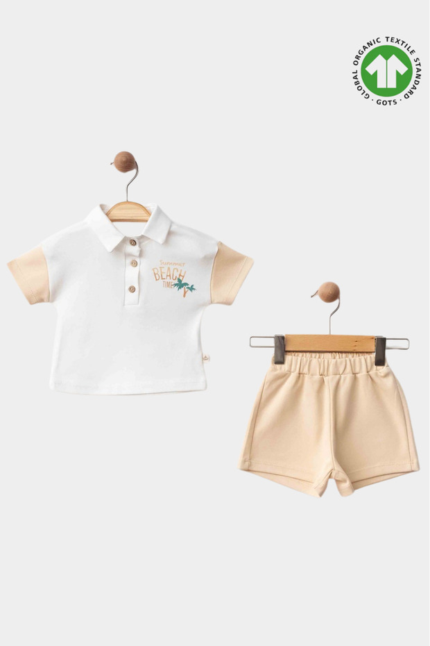 Warm Sand Beach Premium Organic Cotton Baby Set