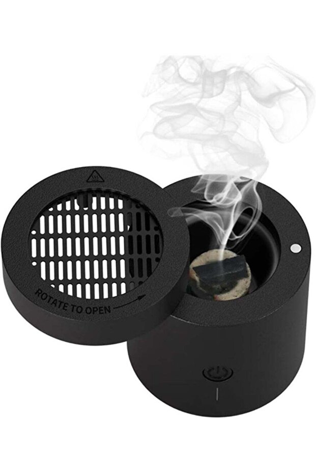 Rotating flip Electric Incense Burner