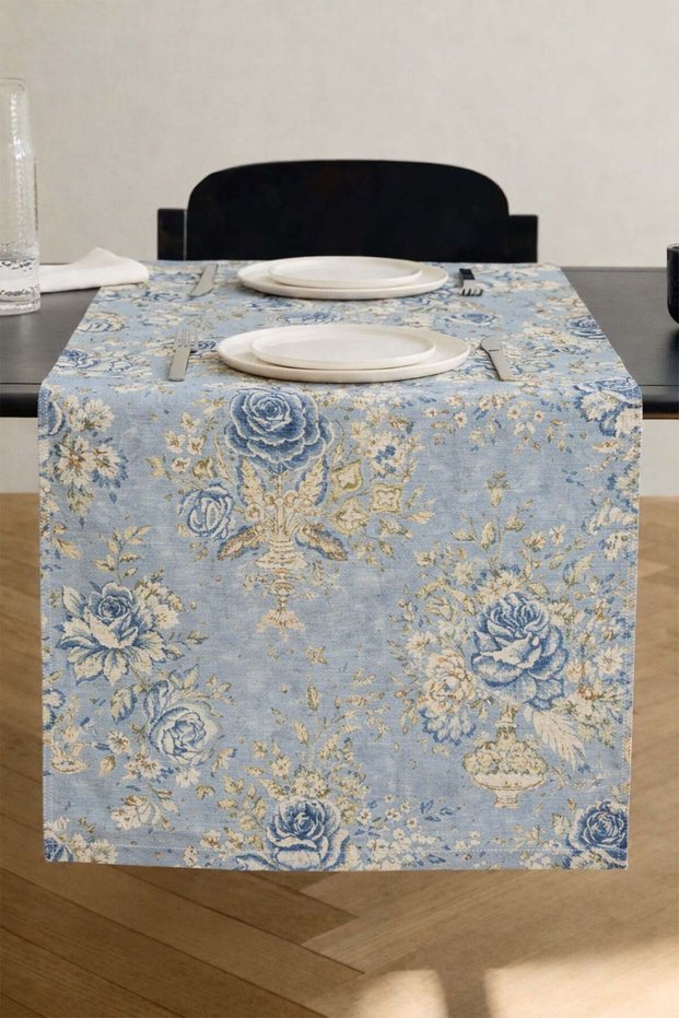 French Toile Runner 50*150 Cm-Runr027