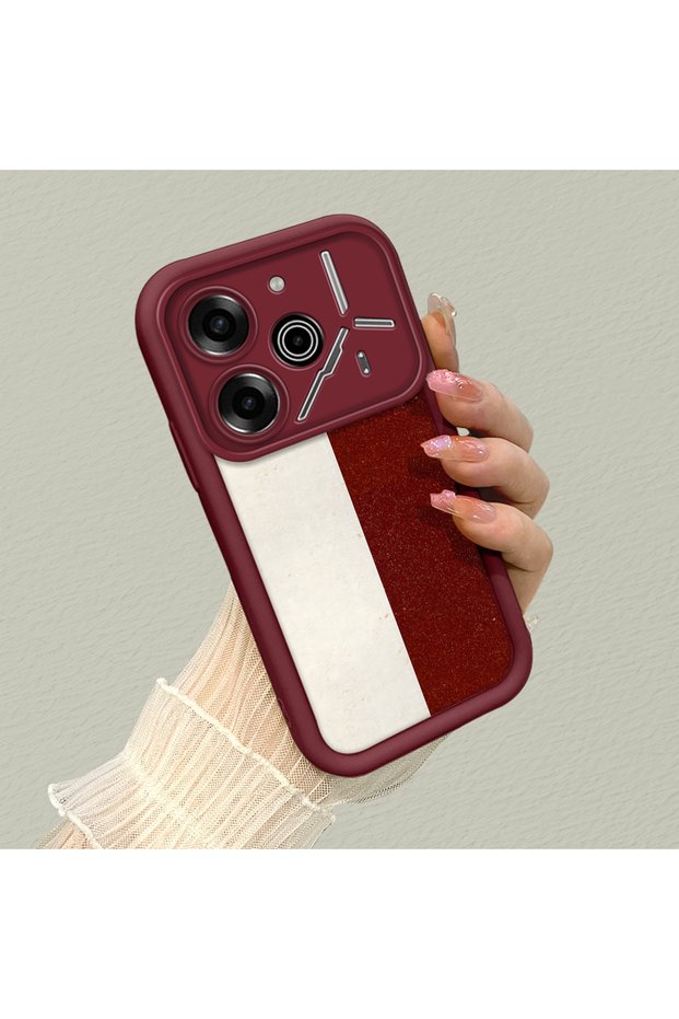 Tecno Pova 6/Pova 6 Pro Compatible Stylish and Simple Colorful Design, High-Quality Silicone Phone Case
