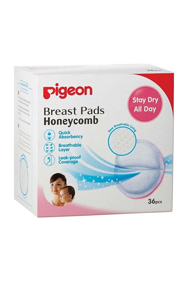 Breast Pads Honeycomb, 36 Pieces