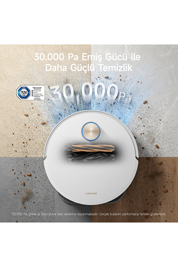 X50 Pro Ultra Complete Robot Süpürge Beyaz, 30.000Pa Emiş Gücü - 4