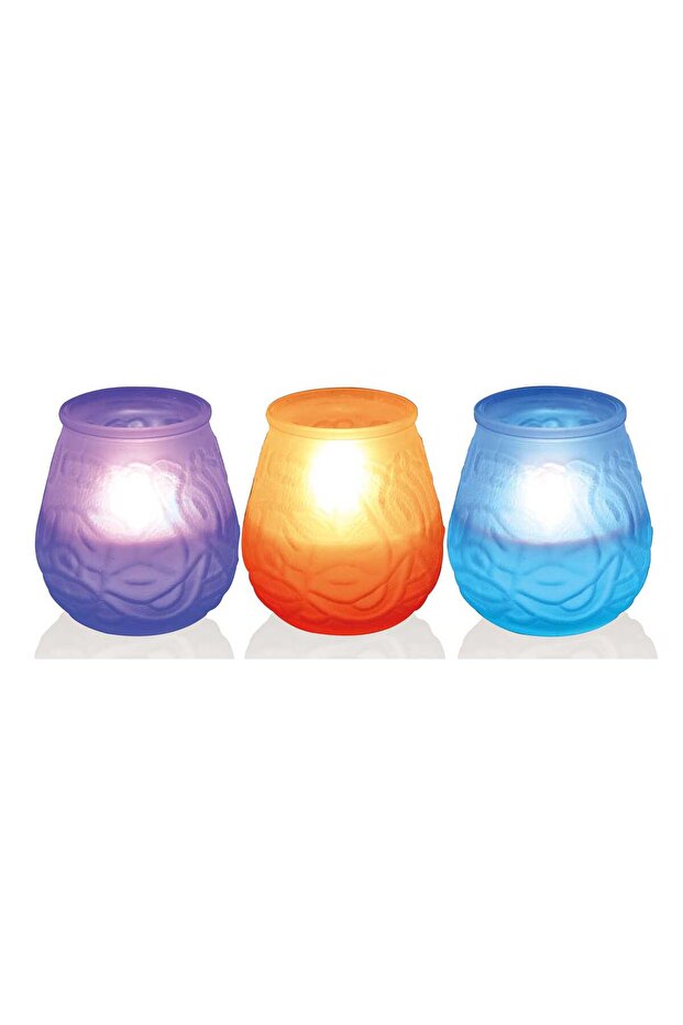Citronella LED Candle Glass Jar