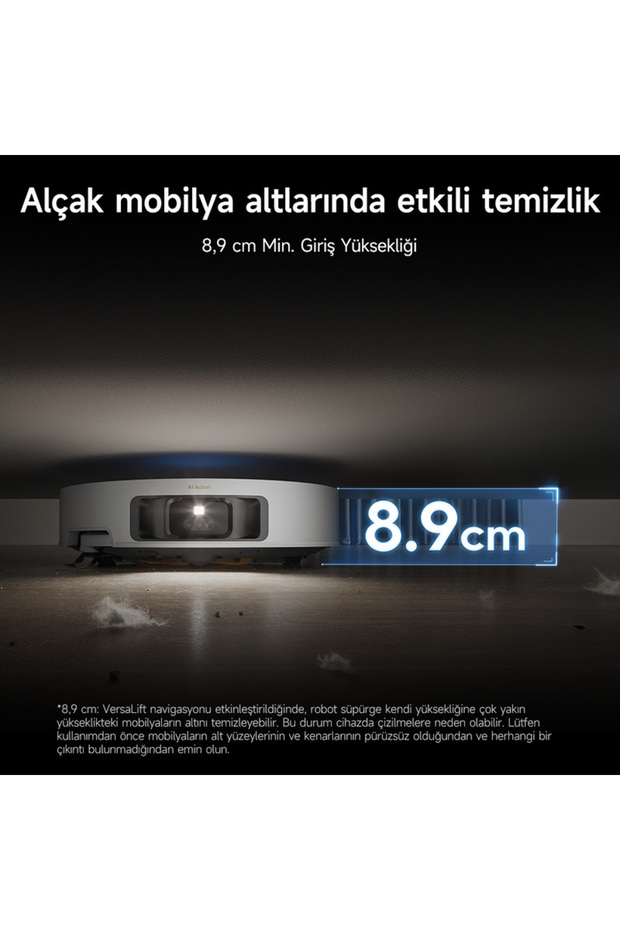 X50 Pro Ultra Complete Robot Süpürge Beyaz, 30.000Pa Emiş Gücü - 8