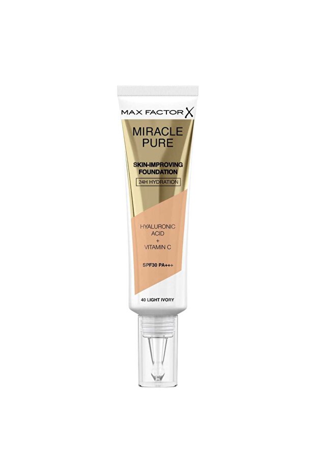 Miracle Pure Skin-Improving Foundation, 40 - Light Ivory