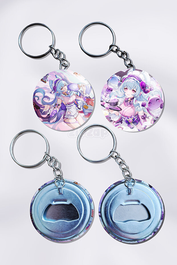 Yumemizuki Mizuki Genshin Impact Bag Ornament Keychain Charm (2 Pcs)