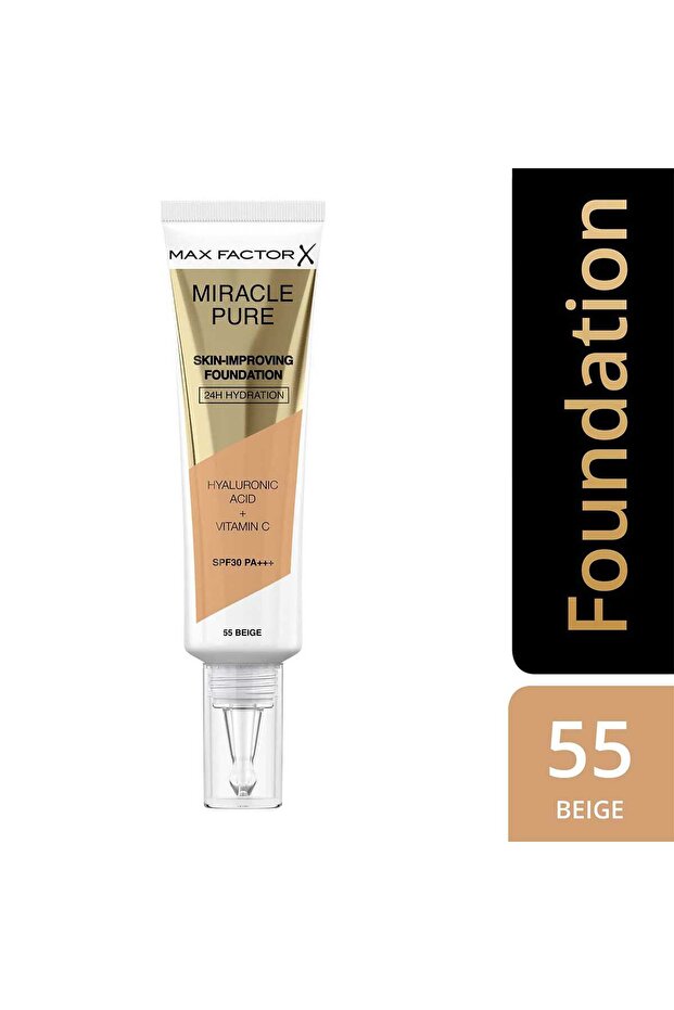 Miracle Liquid Foundation 55, Beige, 30 ml - 2