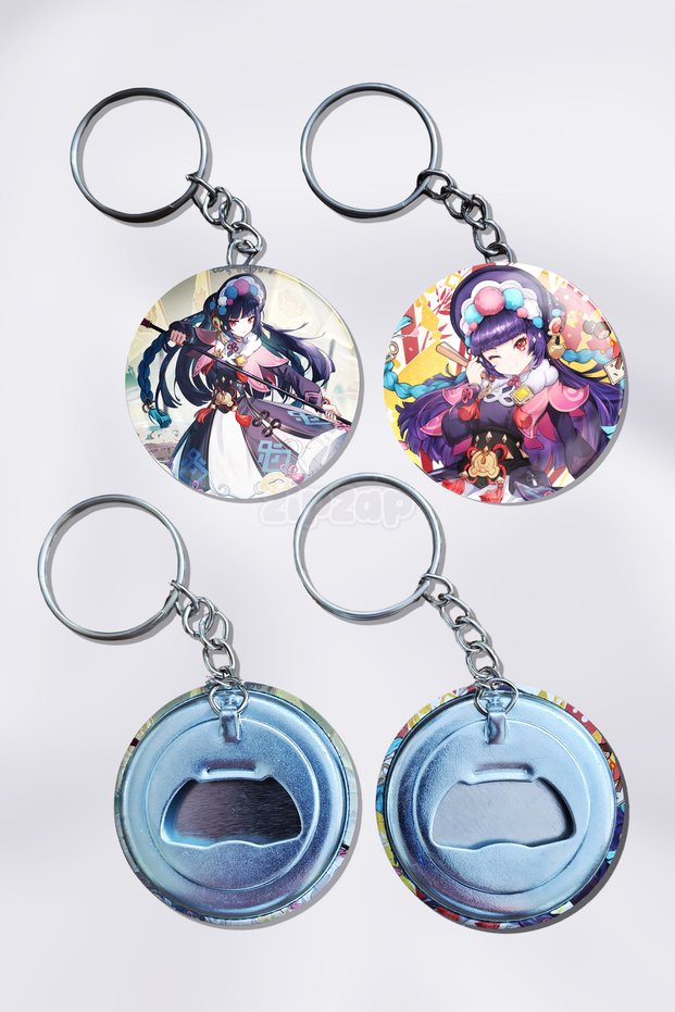 Yun Jin Genshin Impact Bag Ornament Keychain Charm (2 Pcs)