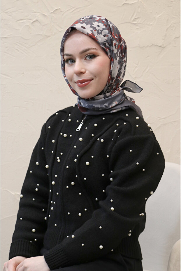 Small Floral Pattern Indian Cotton Scarf