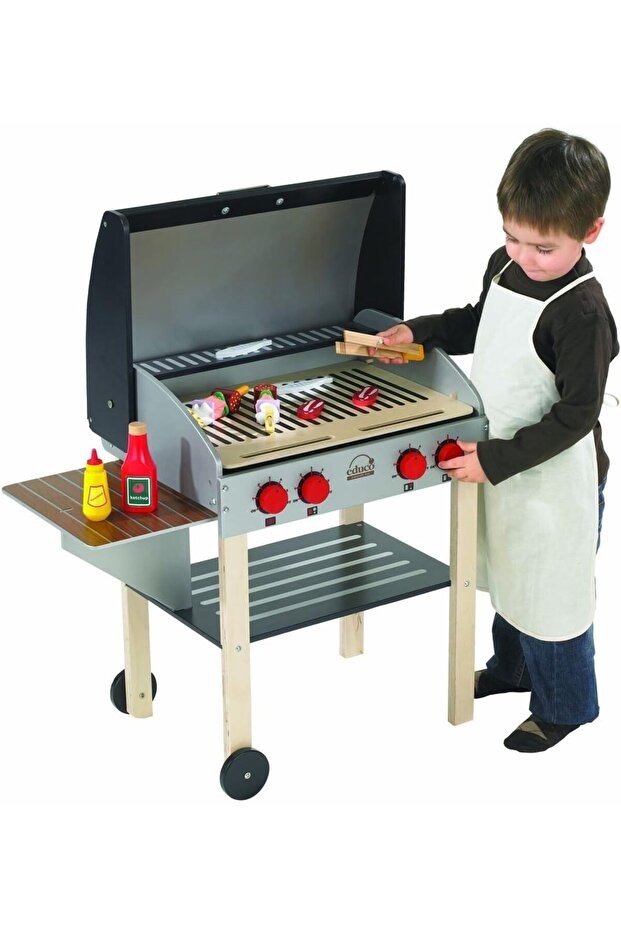 Gourmet Grill with Food E3127
