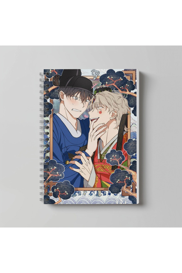 دفتر ملاحظات Low Tide in Twilight Yaoi BL Anime مقاس A4 للأولاد، 60 ورقة، مطبوع عليه شخصيات بدون خطوط