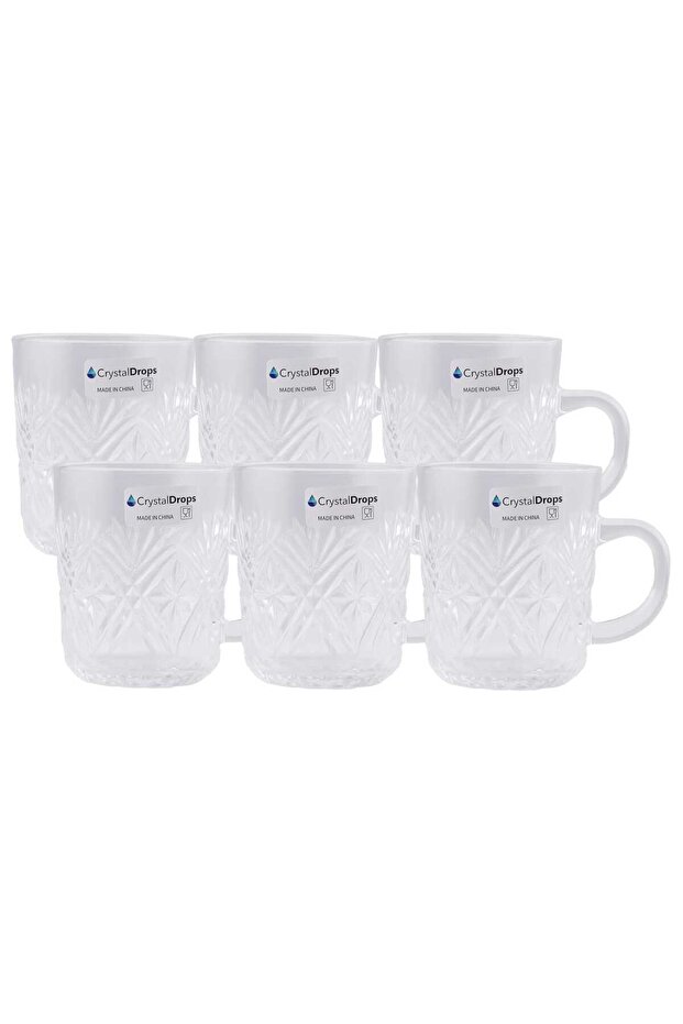 6 pcs Glass Mug Set