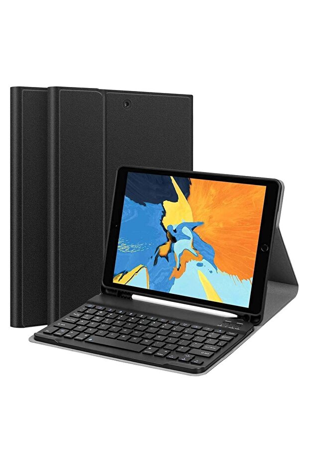 Keyboard Case for iPad 9th Generation (2021)/8th Gen/7th Gen 10.2 Inch, Detachable Wireless with Pen