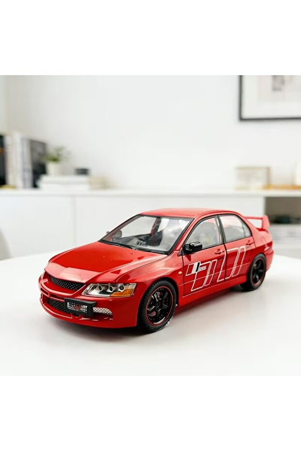 Mitsubishi Lancer Evolution Ev09 Diecast Model Car 1:24 Modified Mitsubishi Lancer