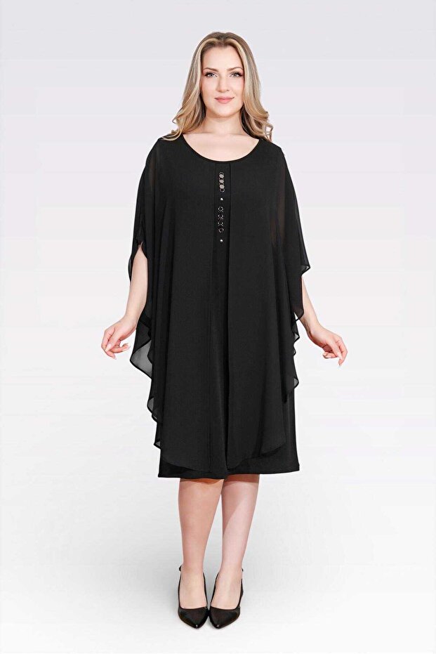 Tolga Saraçoğlu Accessory Detailed Comfortable Fit Dress 40177