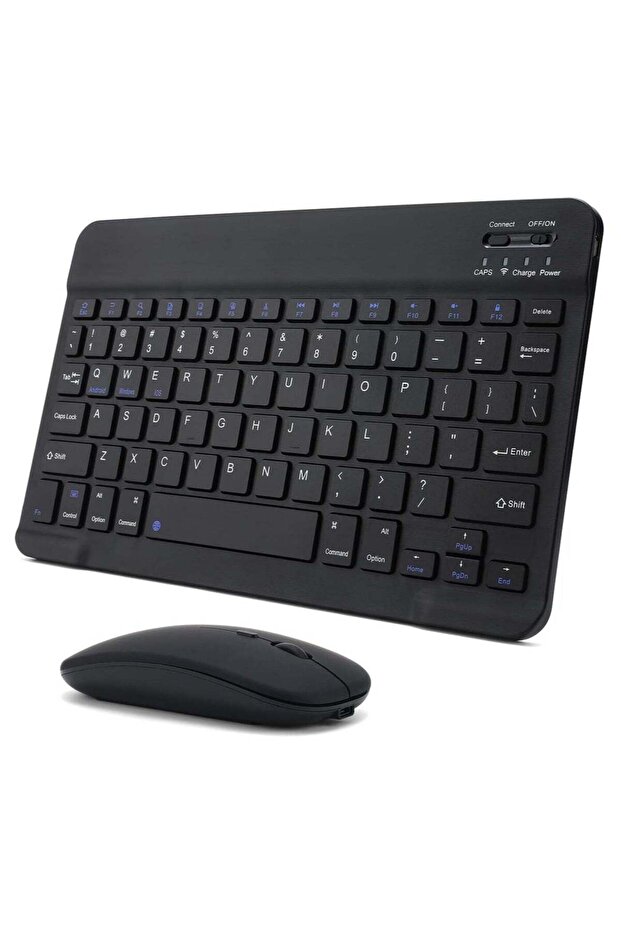 Rechargeable Bluetooth Keyboard and Mouse Combo Ultra-Slim Portable Compact Wireless Mouse Keyboard