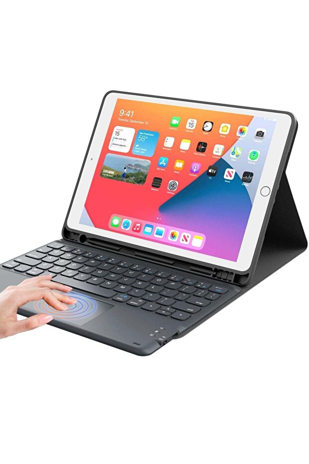 Keyboard Case with Touchpad for iPad 10.2 9th Generation 2021/8th Gen 2020/7th Gen 2019 Magnetically