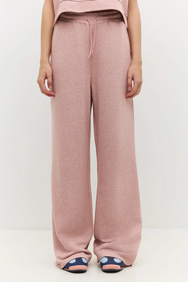 Wide Leg Tracksuit with Elastic Waist