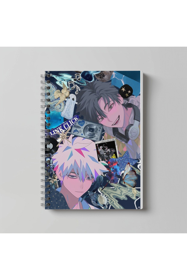 Link Click Anime Notebook A4 Size 60 Sheets Unlined with Character Print