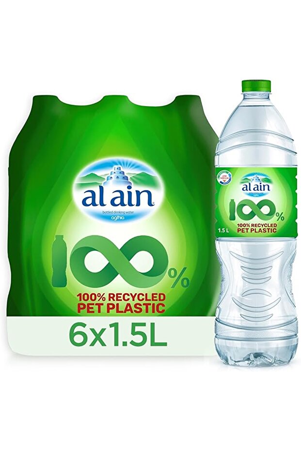 Recyled PET Bottled Water 6 x 1.5L