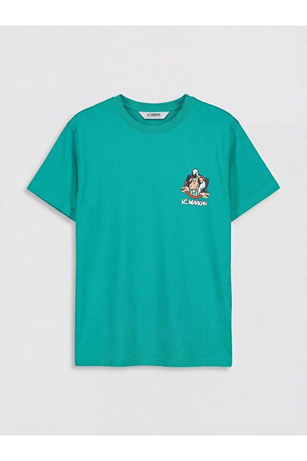 Lcw Kids Nostalgic Monkey Printed Boys' T-Shirt