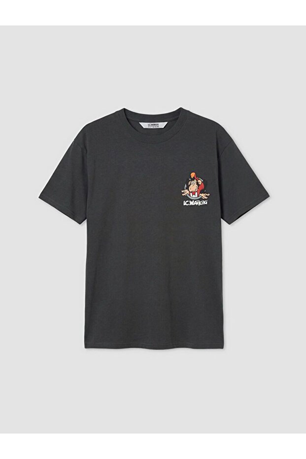 Lcw Kids Nostalgic Monkey Printed Boys' T-Shirt