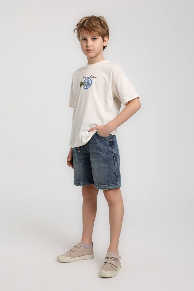5-14 Years Old Lucius Doren Boy's Suit-Ecru