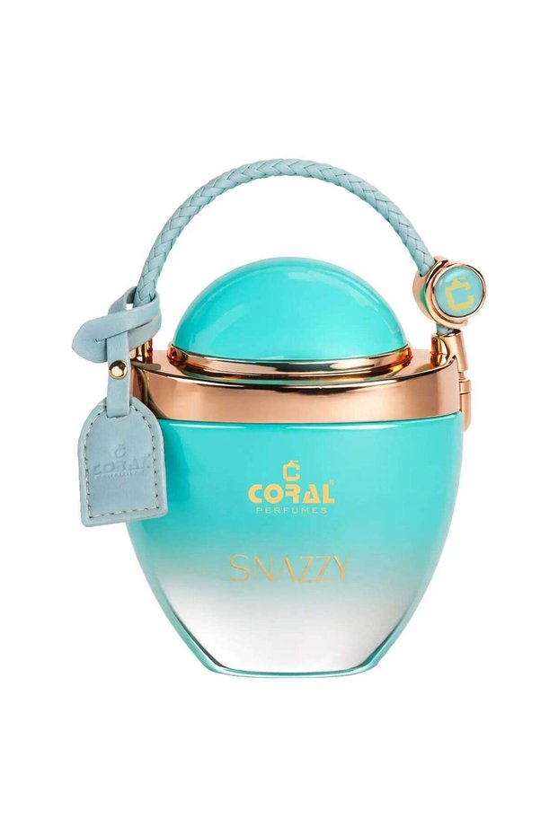 Coral Snazzy Perfume For Women | Long Lasting Luxury Fragrance | Elegant Fruity Floral Scent with Pear, Banana, Jasmine & Vanilla | Extrait De Parfum - 80ml | Crafted in Dubai by Coral Perfume