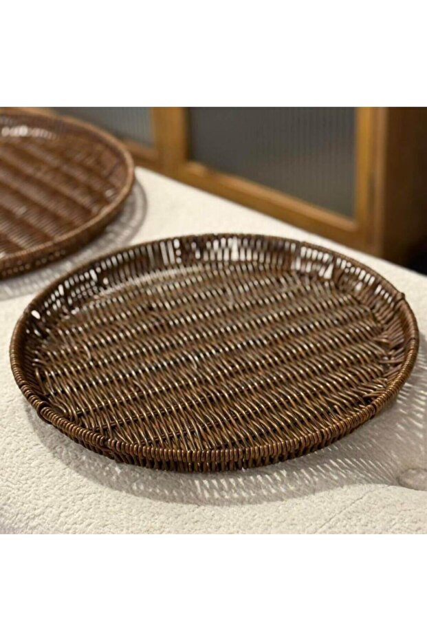 Artificial Rattan Serving Plate صحن تقديم رتان صناعي - 2