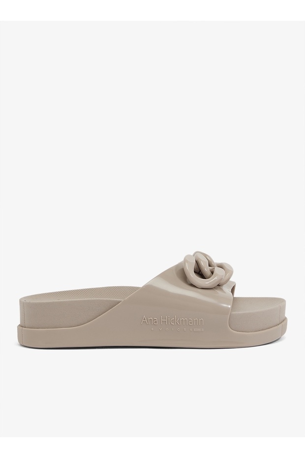 Slide Soul Corrente Women's Anti Slip Sole With Chain Design-Beige, size-41/42