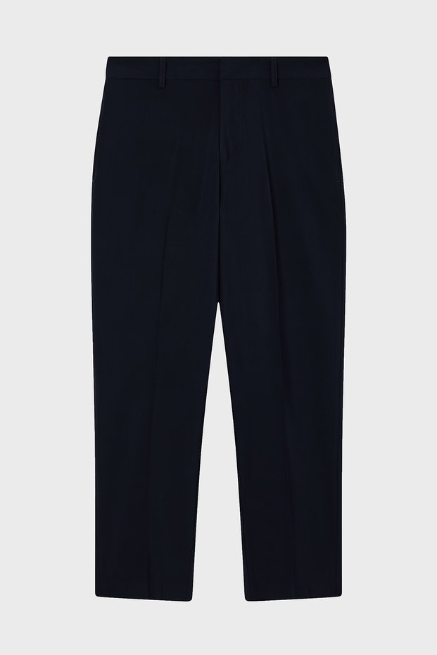 Regular Fit Normal Waist Tapered Leg Trousers Men's Pants Em001505 Af21368 Ub118