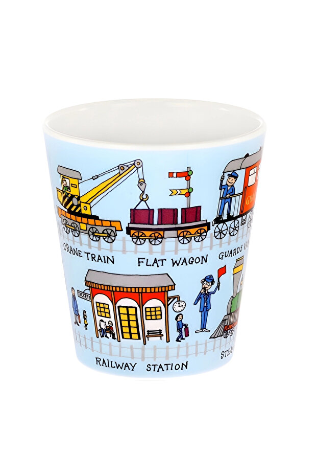 Melamine Drinking Cup - Trains