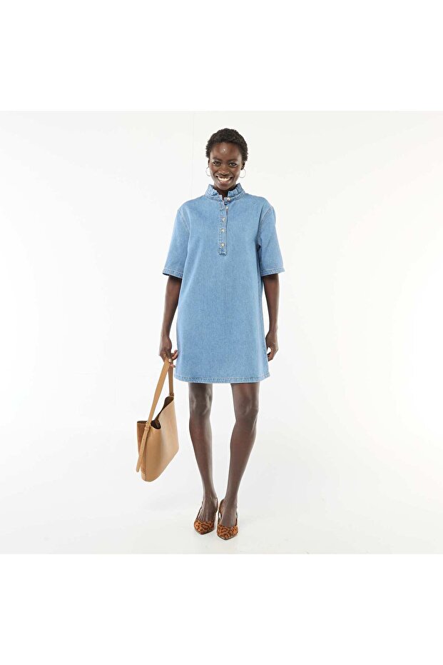 Denim Dress BLUE