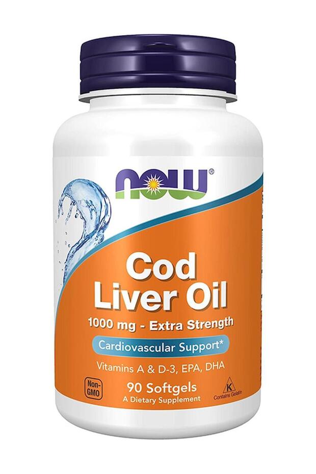 Cod Liver Oil Extra Strength 1000 Mg 90 Softgels