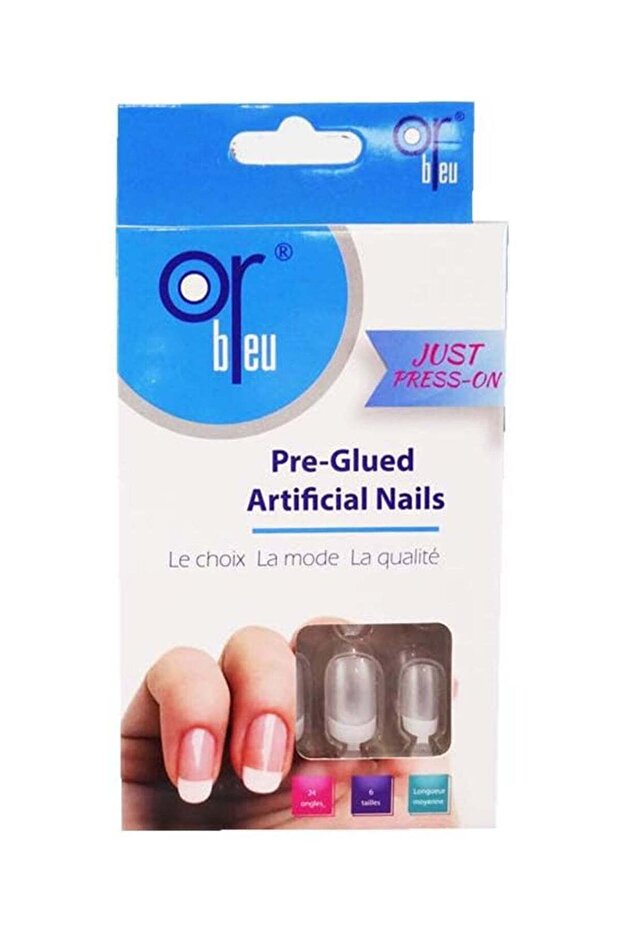 Press On False Nails Pre-Glued Artificial Nails