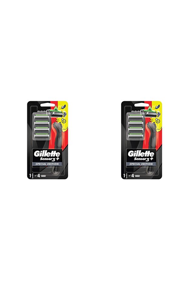 Sensor 3 Plus Black Machine + 4 Spare Heads - 2 Pieces
