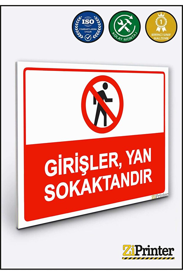Fire Exit Staircase Isg Warning Sign Dekota 35X50 cm